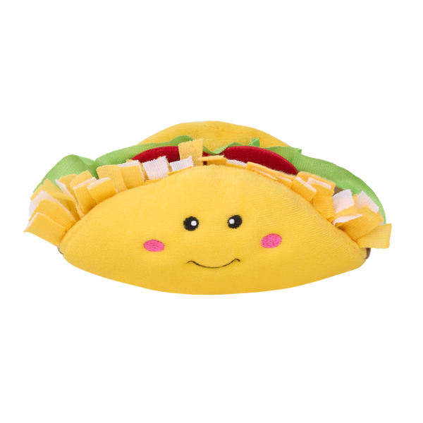 Zippy Paws NomNomz Taco Plush Toy for Dogs