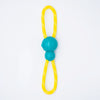 Zippy Paws ZippyTuff Monkey RopeTugz Plush Toy for Dogs (Teal) Dogs-Toys Zippy Paws 23cm