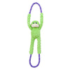 Zippy Paws RopeTugz Monkey Green Plush Toy for Dogs Dogs-Toys Zippy Paws S