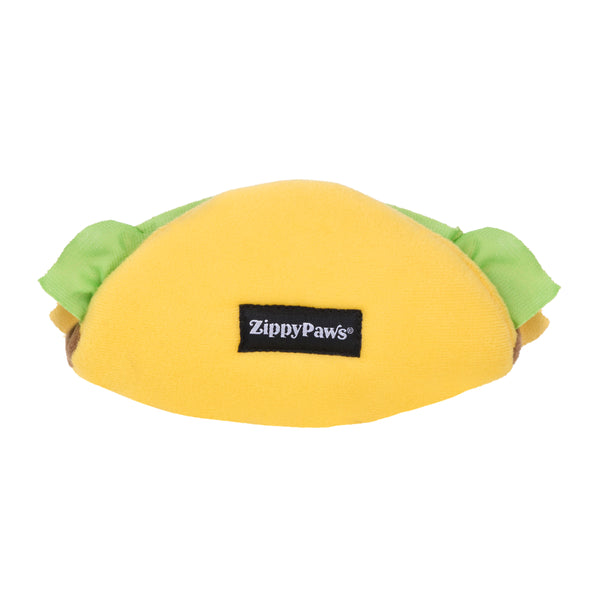 Zippy Paws NomNomz Taco Plush Toy for Dogs