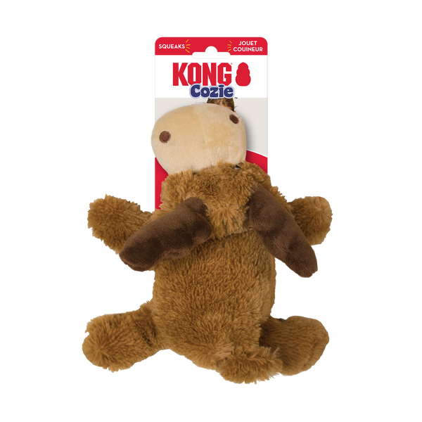 Kong Cozie Marvin Moose Toy for Dogs (Brown)