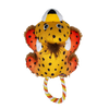 Kong Cozie Tuggz Cheetah Toy for Dogs (Yellow) Dogs-Toys Kong