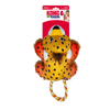 Kong Cozie Tuggz Cheetah Toy for Dogs (Yellow) Dogs-Toys Kong