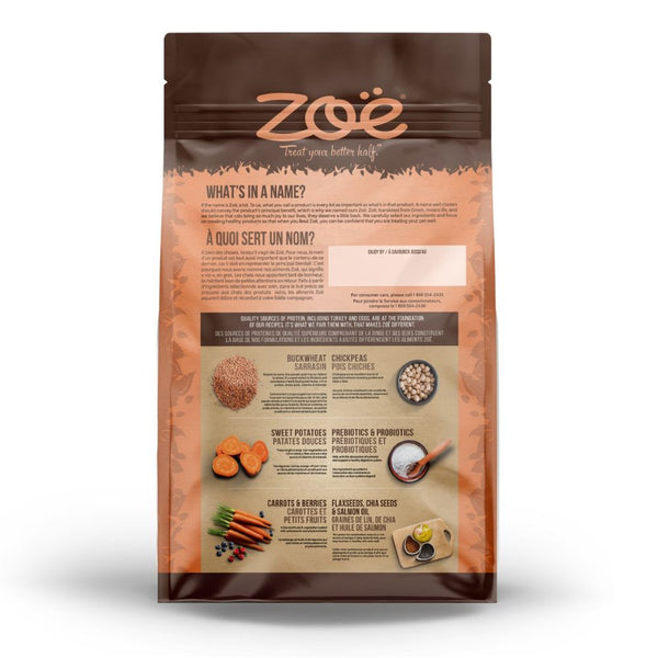 Zoe Turkey Chickpea and Sweet Potato Medium Breed Adult Dog Dry Food
