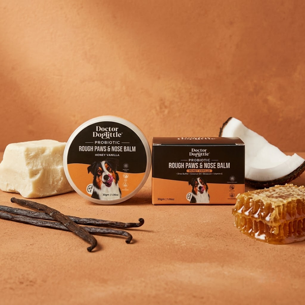 Doctor Doglittle Probiotic Rough Paws and Nose Balm with Goat Milk for Dogs
