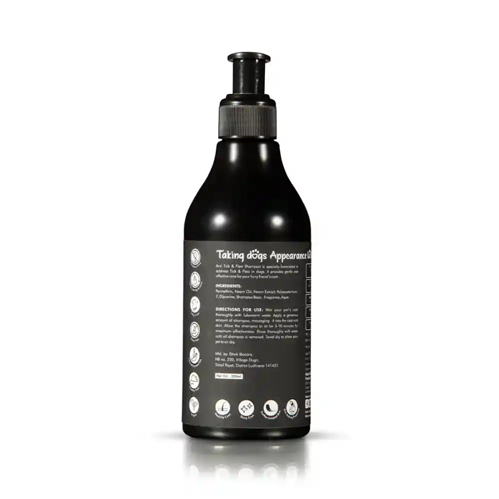 Hachi Wilson Premium Anti-Tick & Flea Shampoo for Dogs and Cats Both-Grooming Supplies Hachi Wilson