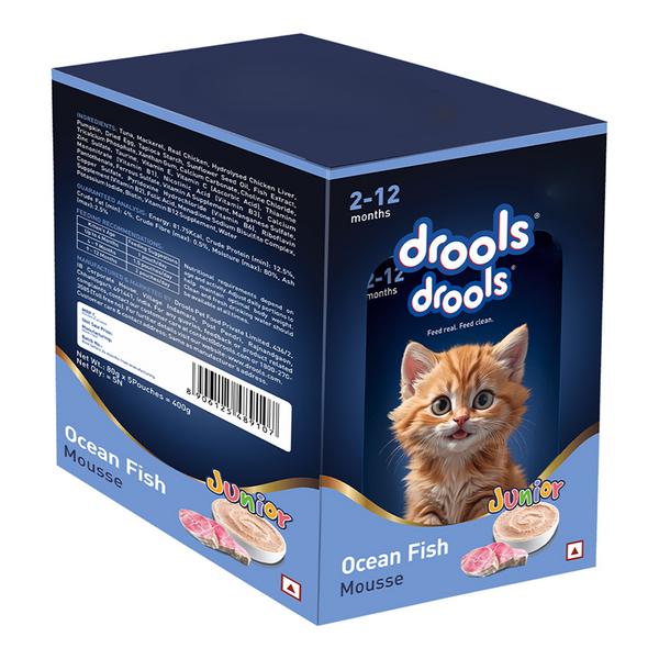 Drools Ocean Fish Mousse Kitten Cat Wet Food
