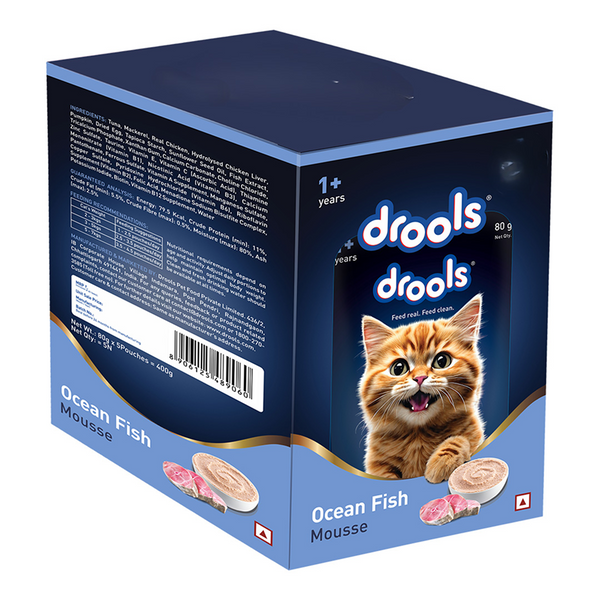 Drools Ocean Fish Mousse Adult Cat Wet Food