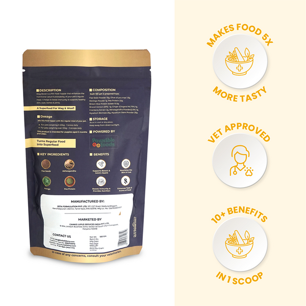 FurBall Story Wag Boost Food Topper for Dogs and Cats