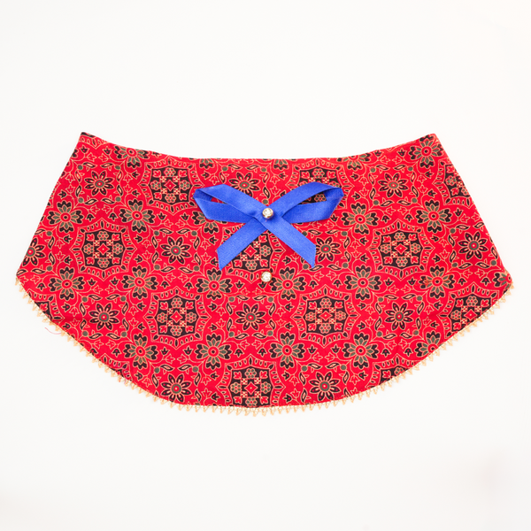 Skatrs Mandala Bandana for Cats and Dogs (Red)