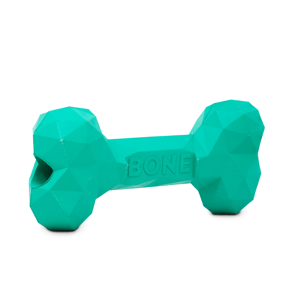 Barkbutler Chu the bone Treat Dispensing Toy for Dogs (Green) Dogs-Toys Barkbutler