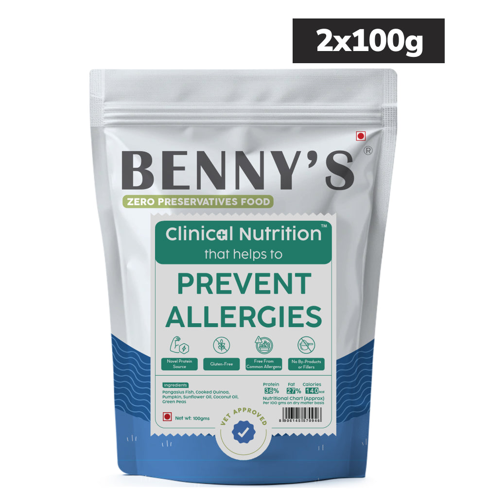 Benny's Bowl Hypoallergenic Diet to Prevent Allergies Dog Wet Food Dogs-Fresh Food Bennys Bowl 2x100g