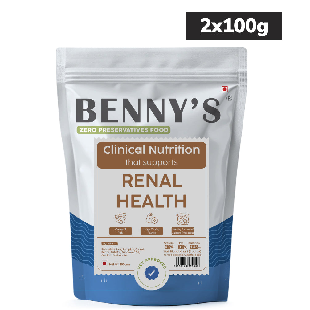 Benny's Bowl Clinical Nutrition for Renal Issues Dog Wet Food Dogs-Fresh Food Bennys Bowl 2x100g