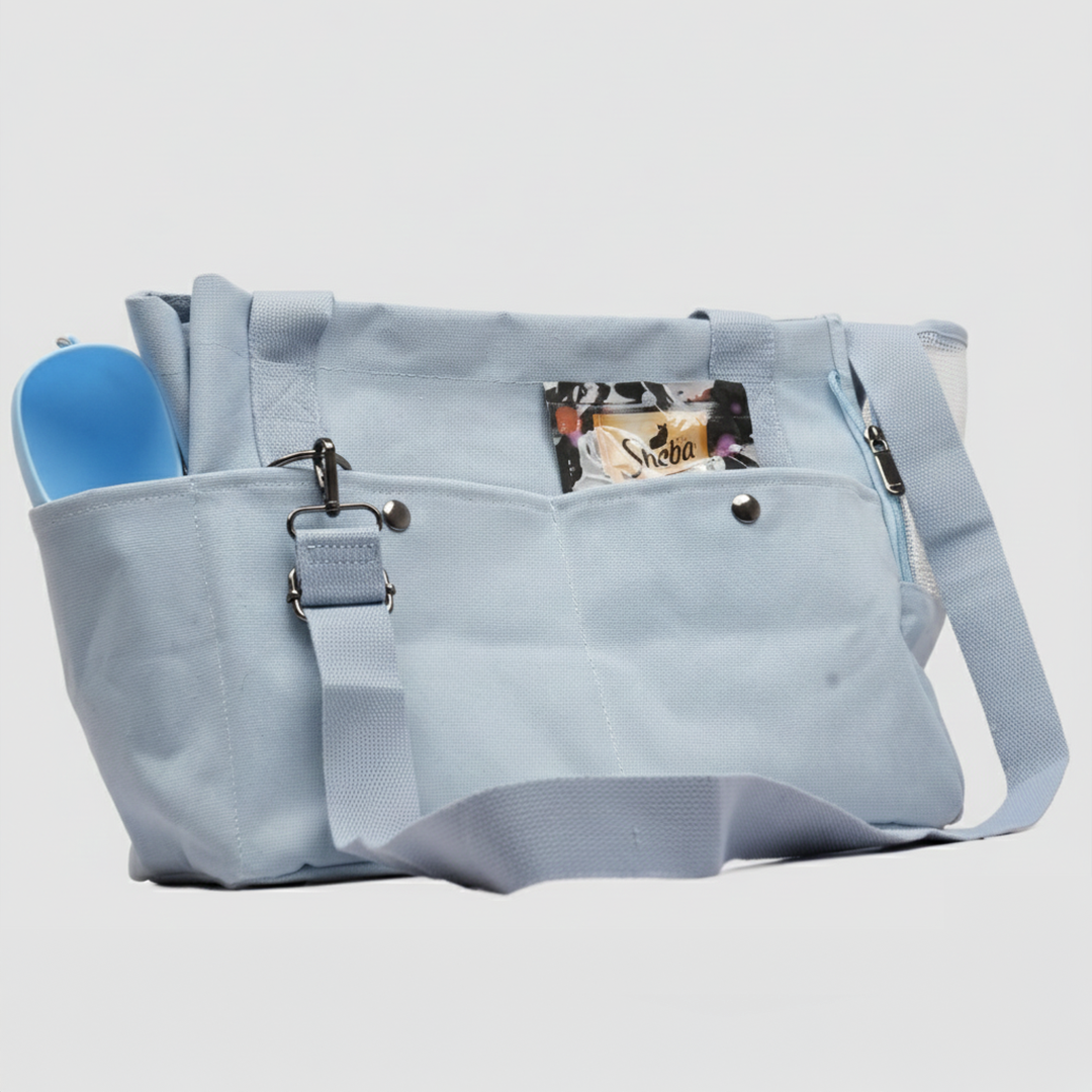Skatrs Blue Bag for Kittens Cats-Bedding, Mats & Travel Supplies Skatrs 12Inch X 7Inch X 9inch