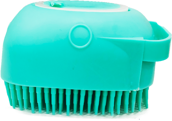 Beaphar Shampoo Bath Silicone Brush for Dogs and Cats (Blue)