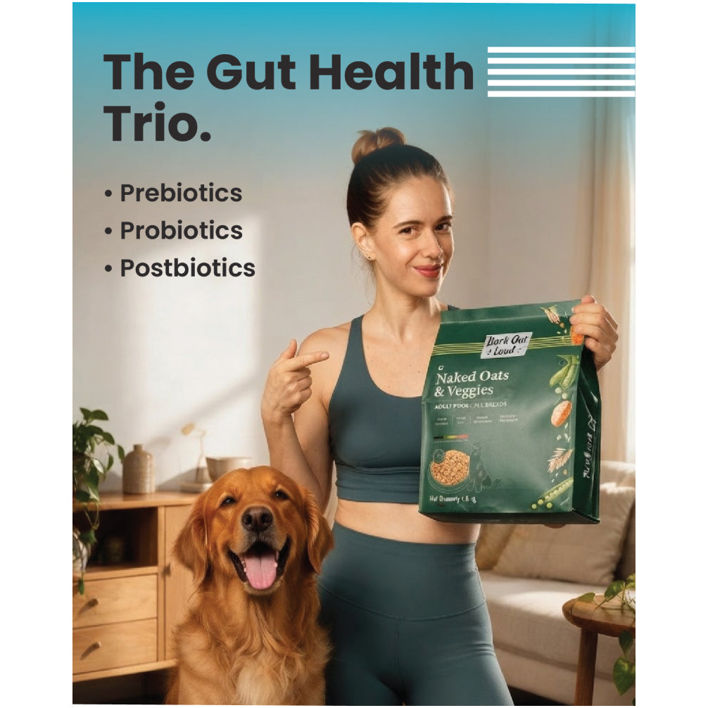 Bark Out Loud Naked Oats & Veggies, Veg Adult Dog Dry Food Dogs- Dry Food Bark Out Loud