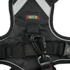 Skatrs Fully Padded Comfort Midnight Reflective Harness for Dogs & Cats (Black) Both-Collar, Leashes, harnesses Skatrs