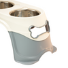 Skatrs Elevated Feeder with Twin Stainless Steel Bowls for Dogs Both-Bowls & Feeders Skatrs