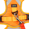Skatrs Fully Padded Comfort Fiery Reflective Harness for Dogs & Cats (Orange) Both-Collar, Leashes, harnesses Skatrs