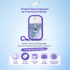 Bscly Fresh Mint Perfume Mist Portable Grooming Spray with Travel Silicone Case and Keychain Dogs-Grooming Supplies Bscly