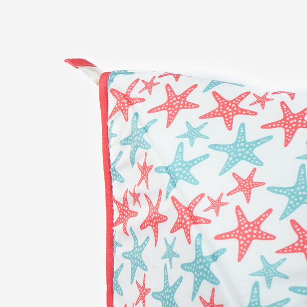 Skatrs Cozy Tent for Cats, Kittens and Small Dogs (Coral Red and Blue)