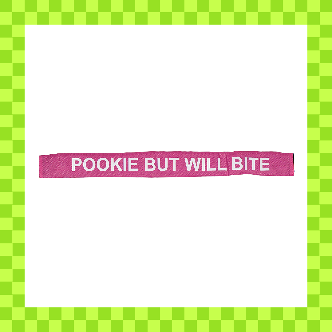 WTF Funny Leash Sleeves for Dogs and Cats (Pink) Both-Collar, Leashes, harnesses Supertails