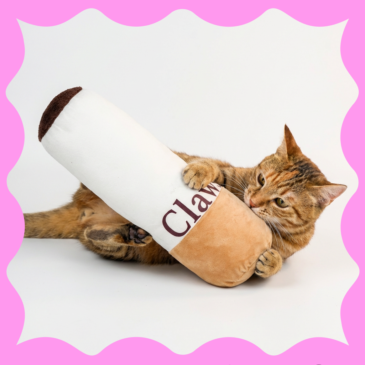 WTF Clawsicc Cigarette Plush Toy For Dogs and Cats Both-Toys Supertails