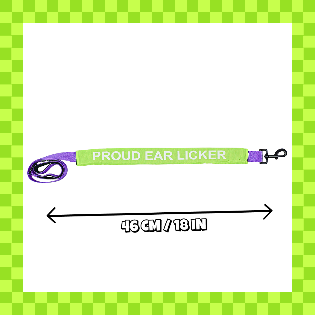 WTF Funny Leash Sleeves for Dogs and Cats (Green) Both-Collar, Leashes, harnesses Supertails