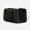 Skatrs Foldable Expandable Pet Travel Carrier Bag for Small Dogs, Adult Cats & Kittens (Black) Cats-Bedding, Mats & Travel Supplies Skatrs