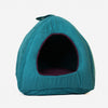Skatrs Cozy House for Cats, Kittens and Small Dogs (Teal Blue and Purple) Cats-Bedding, Mats & Travel Supplies Skatrs