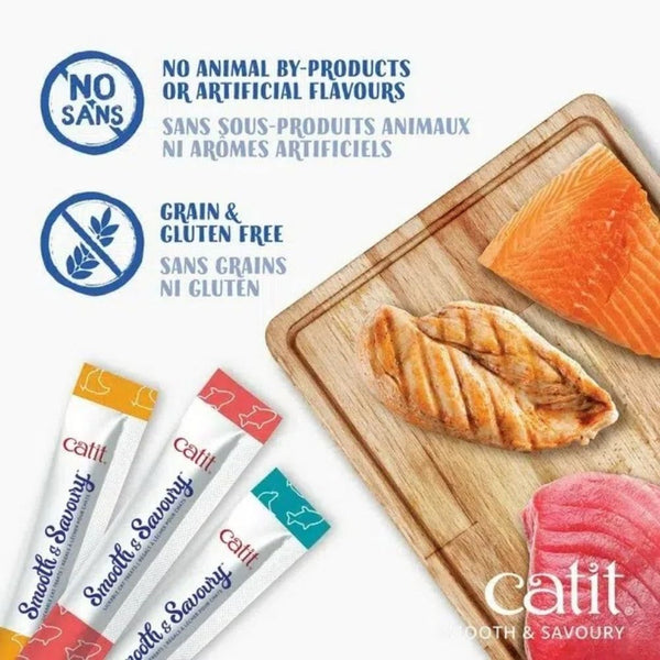 Catit Smooth and Savoury Tuna with Chicken Creamy Cat Treats