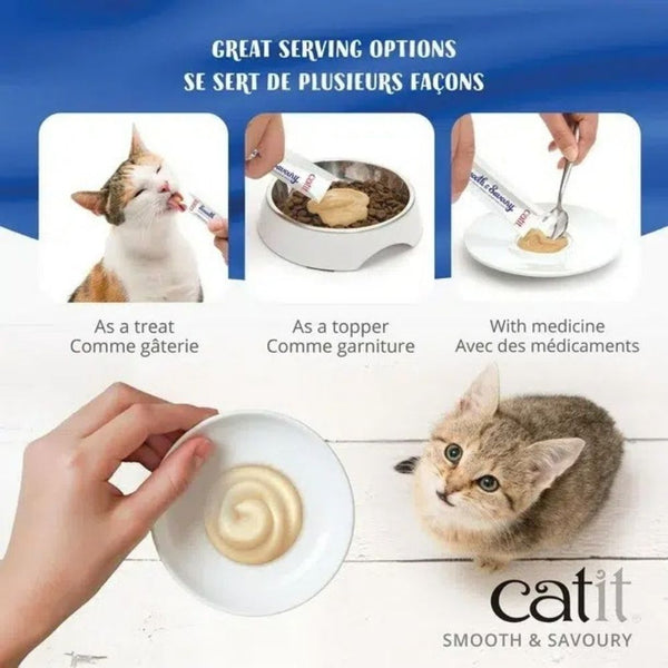 Catit Smooth and Savoury Tuna with Chicken Creamy Cat Treats