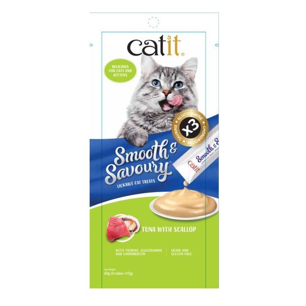 Catit Smooth and Savoury Tuna with Scallop Creamy Cat Treats