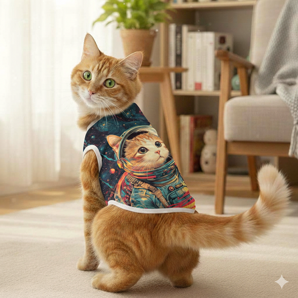 Pets Way Galacticat Tshirt for Cats