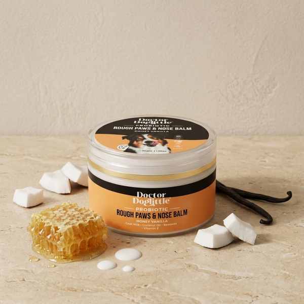 Doctor Doglittle Probiotic Rough Paws and Nose Balm with Goat Milk for Dogs