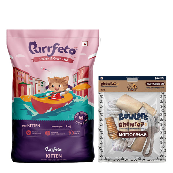 Purrfeto Chicken and Ocean Fish Kitten Cat Dry Food