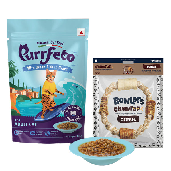 Purrfeto Ocean Fish in Gravy Adult Cat Wet Food