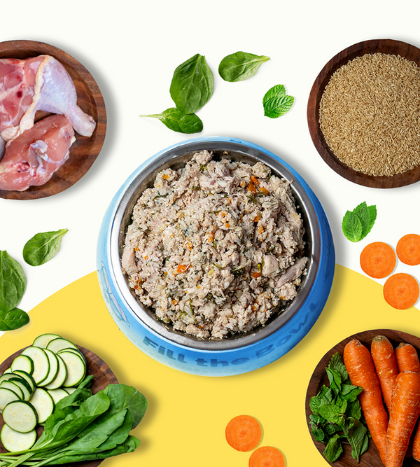 Pawfectly Made By Licious Chicken Brown Rice & Veggies Home Meal for Dogs