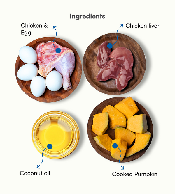 Pawfectly Made By Licious Chicken Egg & Pumpkin Home Meal for Cats