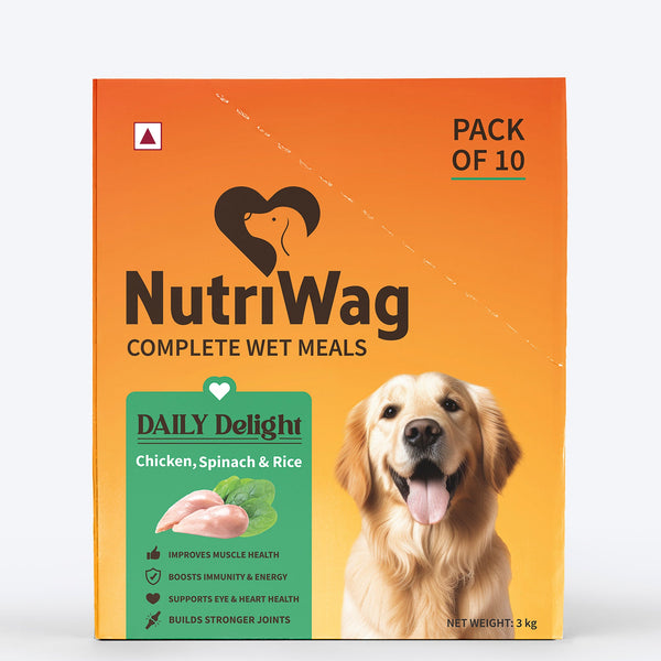 NutriWag Daily Delight Chicken, Spinach & Rice Dog Wet Food