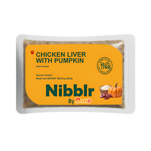 Nibblr By Nootie Wholesome Chicken Liver with Pumpkin Ready to Eat Meal Dog Wet Food