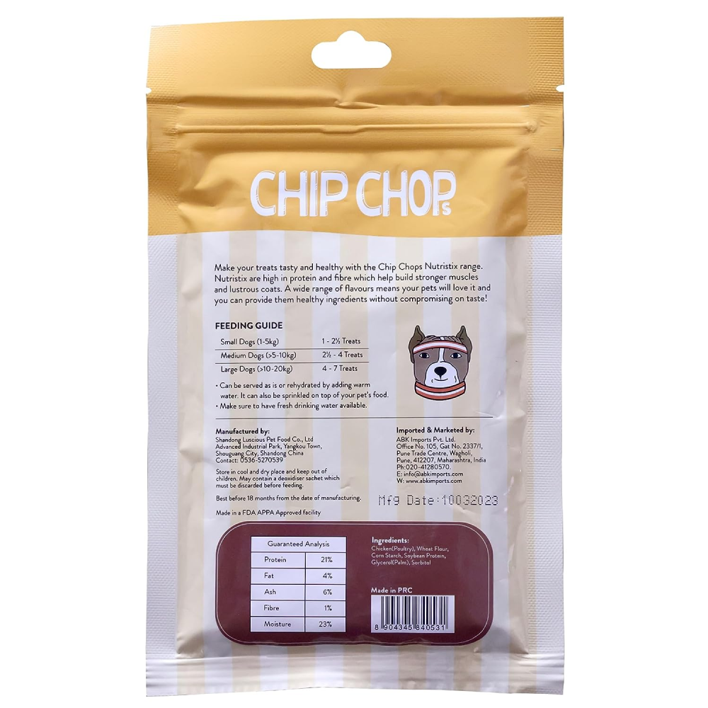 Chip Chops Chicken, Blueberry and Bacon Nutristix Dog Treats Combo (3 x 70g)