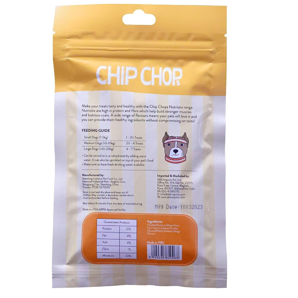 Chip Chops Mango, Strawberry and Bacon Nutristix Dog Treats Combo (3 x 70g)