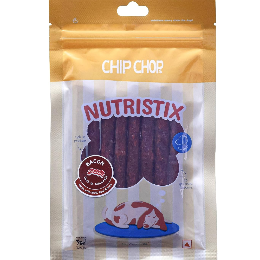 Chip Chops Chicken, Blueberry and Bacon Nutristix Dog Treats Combo (3 x 70g)