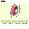 Skatrs Astronaut Space Capsule Carrier Backpack for Cats (Red) Cats-Bedding, Mats & Travel Supplies Skatrs