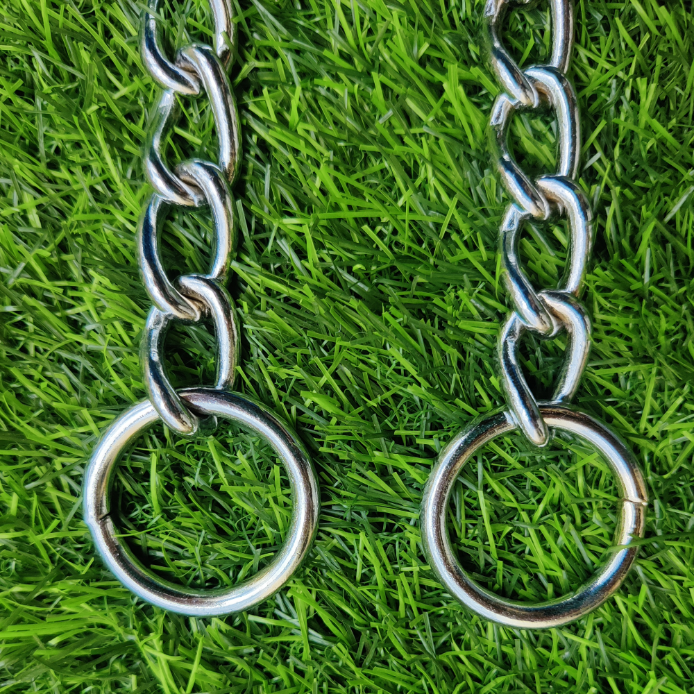 Chullbull Behavioral Training Choke Chain for Dogs (Silver) Dogs-Collar, Leashes, harnesses Chullbull Dropship