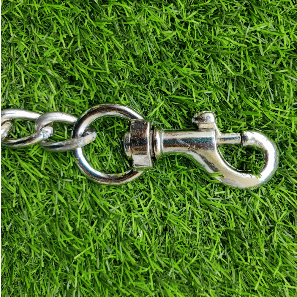 Chullbull Heavy Duty Chain Leash for Dogs (Silver) Dogs-Collar, Leashes, harnesses Chullbull Dropship