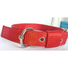 Chullbull Nylon Collar and Heavy Chain Leash for Dogs (Red) Dogs-Collar, Leashes, harnesses Chullbull Dropship