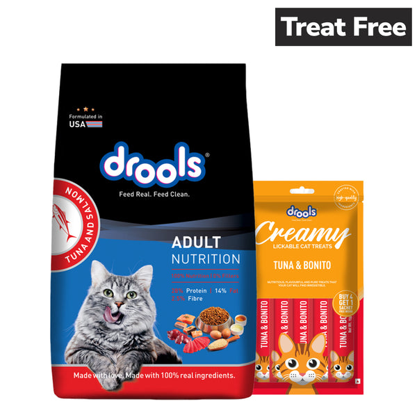 Drools Tuna & Salmon Adult Dry Cat Food