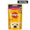 Pedigree Chicken and Liver Chunks in Gravy Adult Dog Wet Food (130g) Dogs-Wet Food Pedigree 25x130g